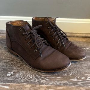 BDG Lace Up Wooden Sole Booties